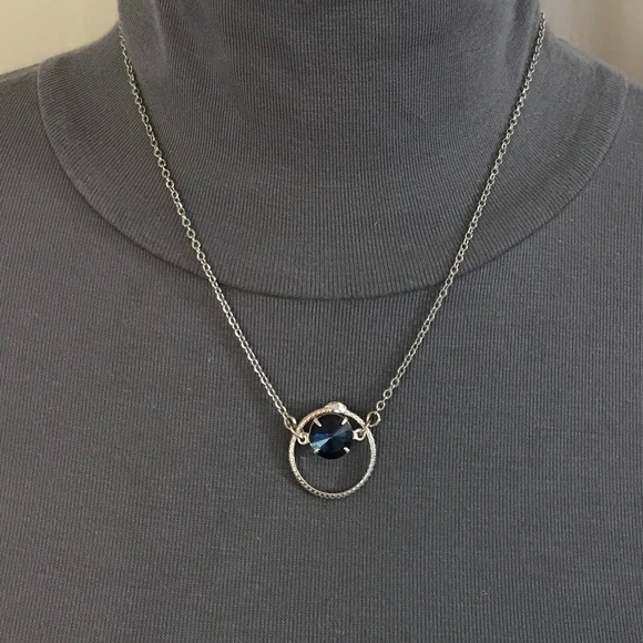 Moiraine's Necklace Wheel of Time Aes Sedai Blue Ajah Handmade Serpent Necklace - Picture 7 of 16